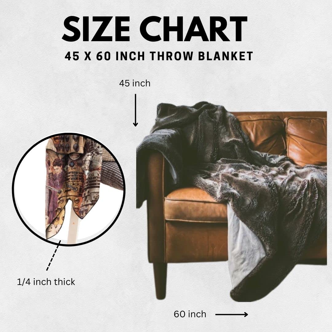 Bazillion Dreams Bob Ross Paint Happy Trees Softest Comfy Throw Blanket for Adults & Kids | Measures 60 x 45 Inches