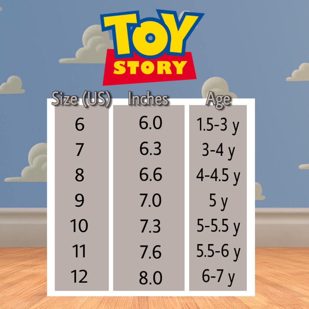 Disney Pixar Toy Story 4 Boys Lighted Athletic Sneaker, Gray/Multi (Toddler/Little Kid)