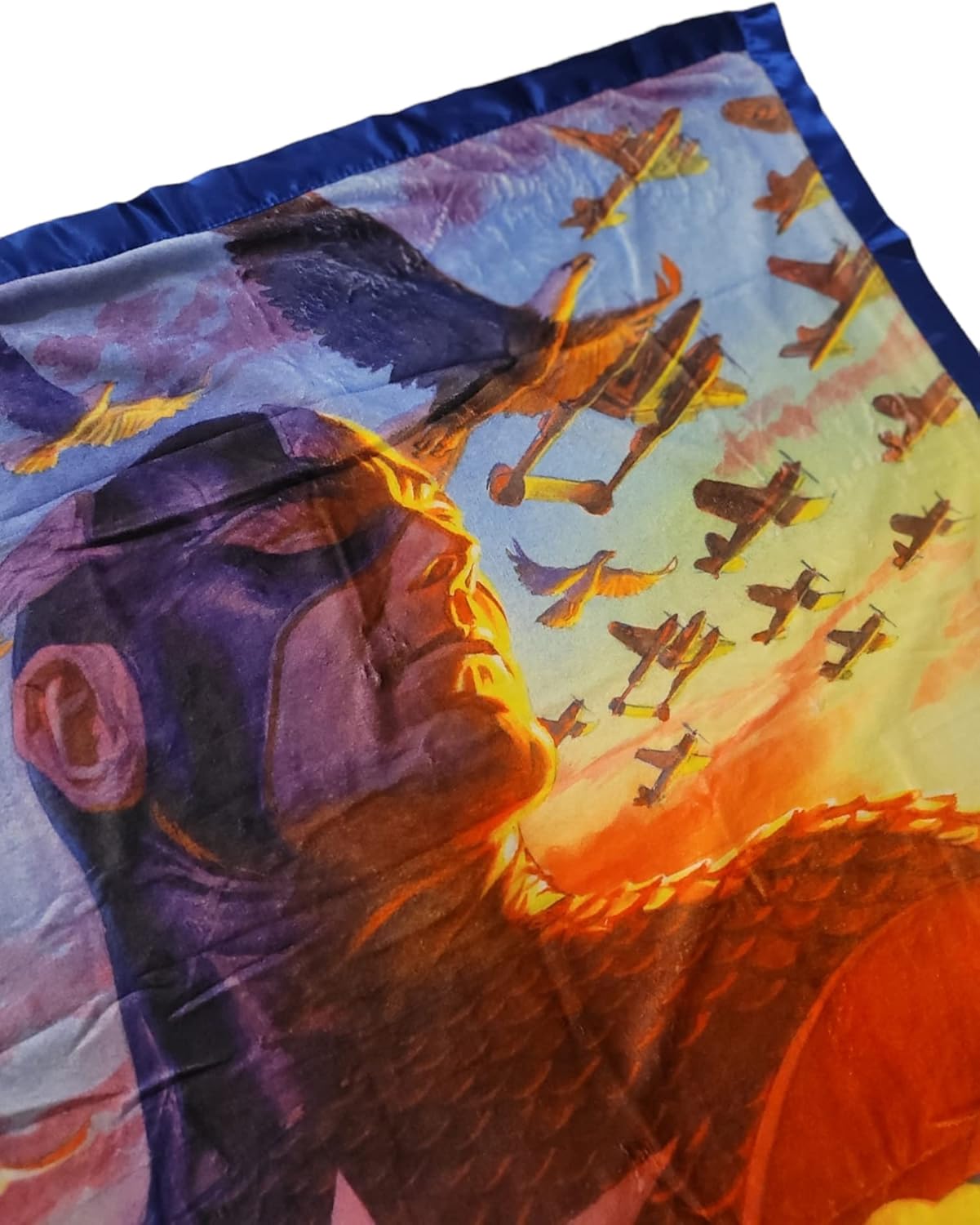 Marvel Captain America Fleece Softest Throw Blanket| Measures 60 x 45 Inches