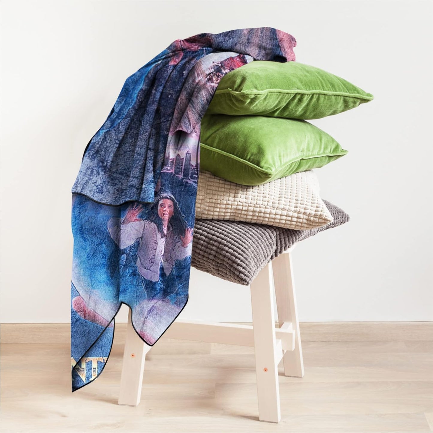 Jim Henson's Labyrinth Fleece Softest Comfy Throw Blanket for Adults & Kids| Measures 60 x 45 Inches