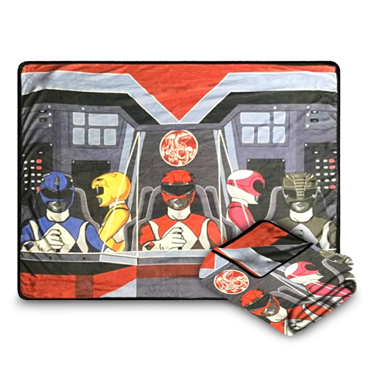 Power Rangers Fleece Softest Comfy Throw Blanket for Adults & Kids| Measures 60 x 45 Inches