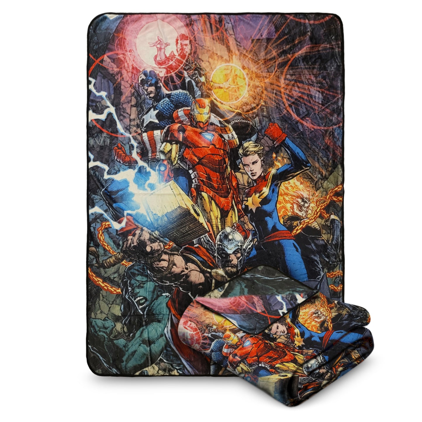 Marvel Avengers Fleece Softest Comfy Throw Blanket for Adults & Kids| Measures 60 x 45 Inches