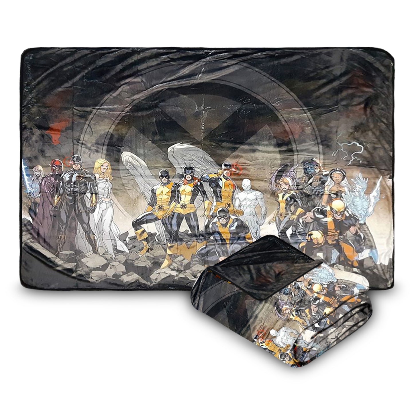 Marvel X-Men X-Force Fleece Softest Throw Blanket| Measures 60 x 45 Inches