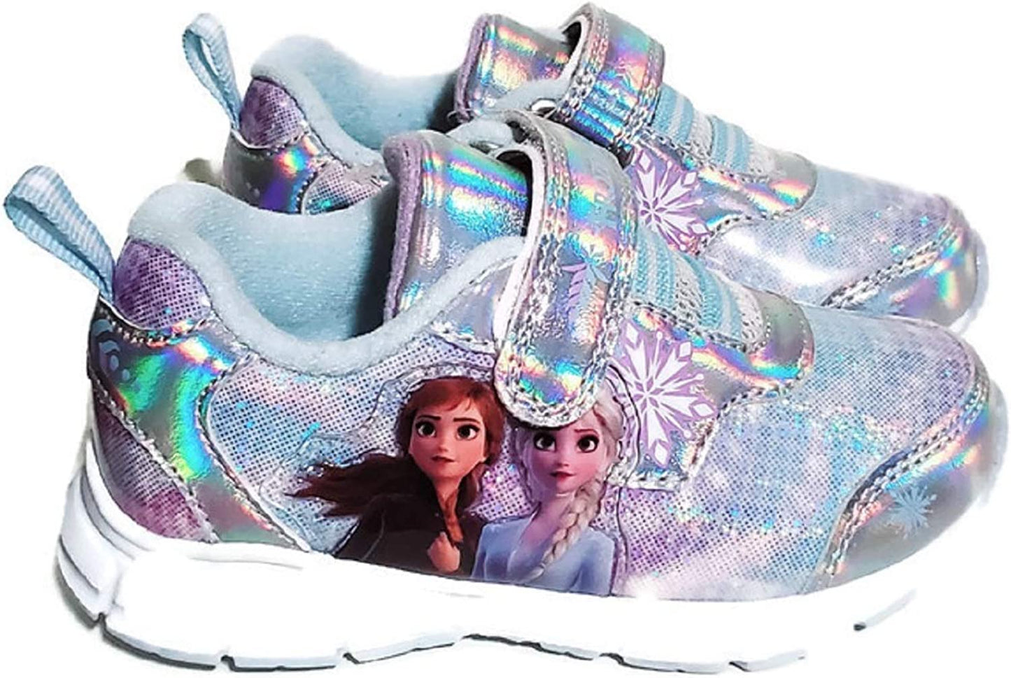 Disney Frozen 2 Toddler Girls' Light-Up Sneaker 11 Little Kid