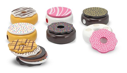 Melissa & Doug Wooden Doughnuts