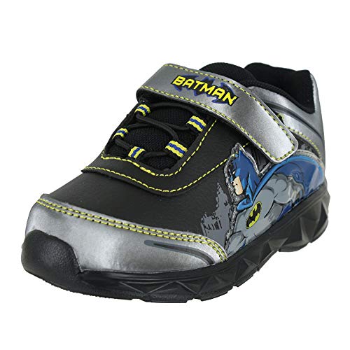 Favorite Characters Boy's Batman Lighted Athletic CL AVF365 (Toddler/Little Kid) Black 7 Toddler