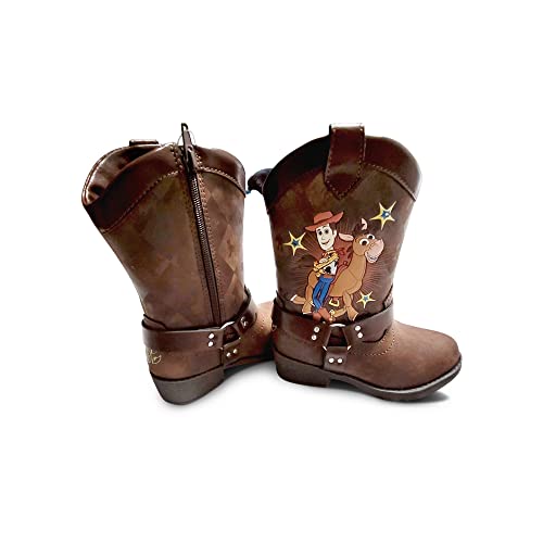 Disney Toy Story Woody & Bullseye Boy's Lighted Cowboy Boot (Toddler/Little Kid)