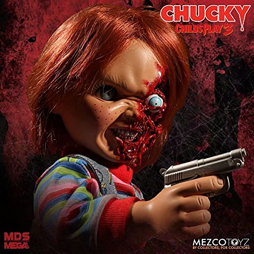 Mezco Child's Play 3: Chucky Talking Doll Pizza Face Version