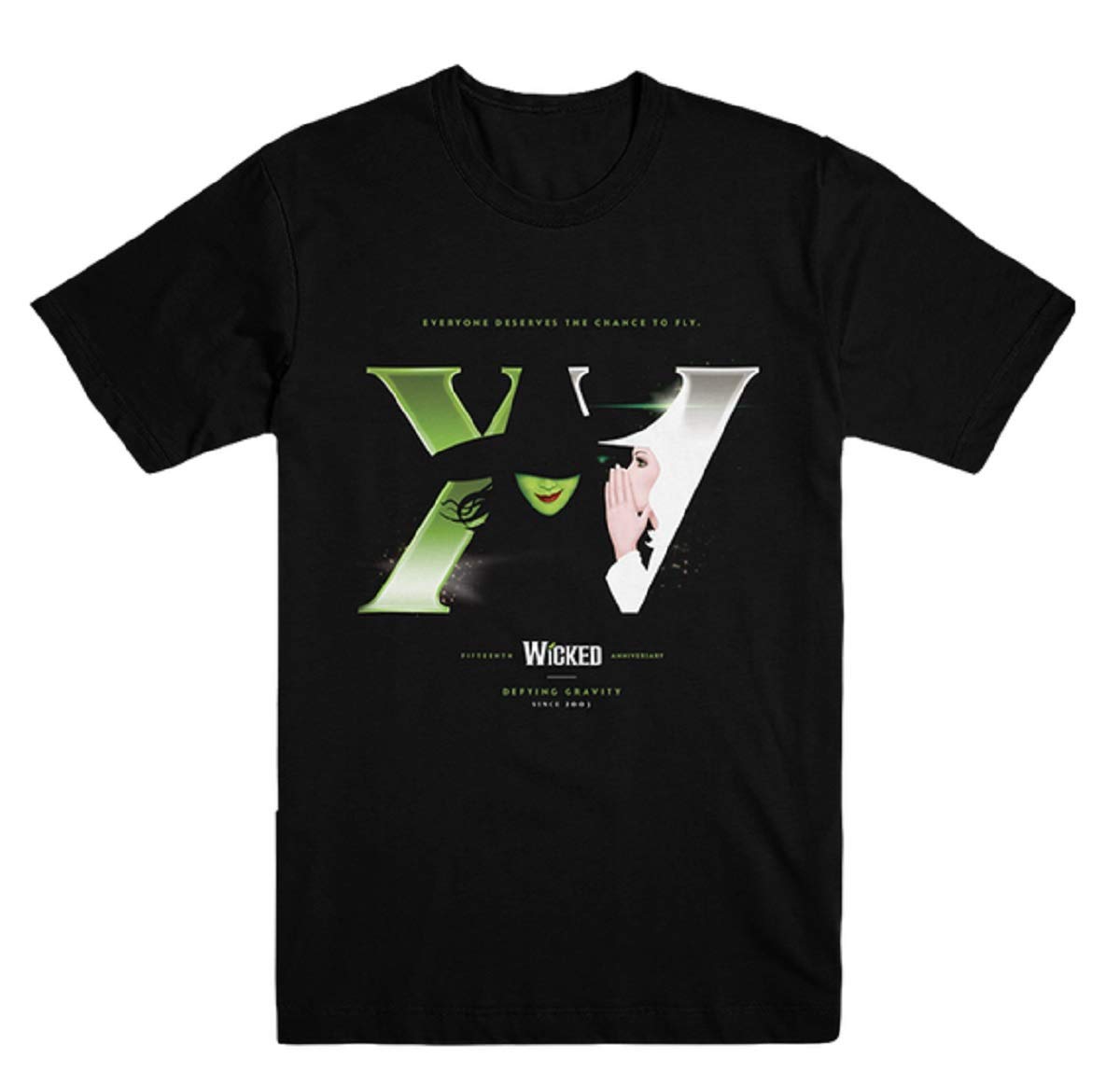 Wicked Unisex XV Keyart Anniversary Tee, Small Black