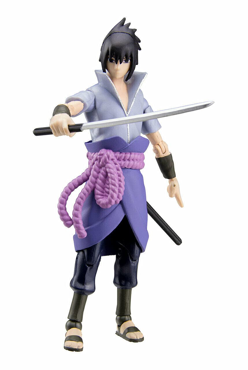 Toynami Naruto Shippuden: Sasuke Uchiha 4-Inch Poseable Action Figure
