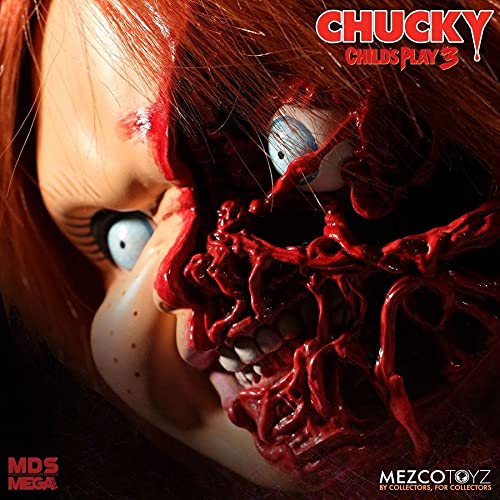 Mezco Child's Play 3: Chucky Talking Doll Pizza Face Version