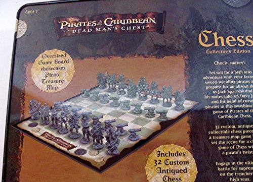 Disney Pirates of the Caribbean Dead Man’s Chest, Chess Collector’s Edition in a tin.