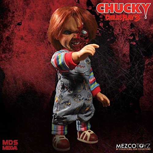 Mezco Child's Play 3: Chucky Talking Doll Pizza Face Version