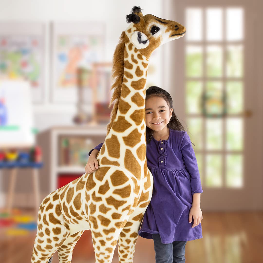Melissa & Doug Giant Giraffe - Lifelike Stuffed Animal (over 4 feet tall)