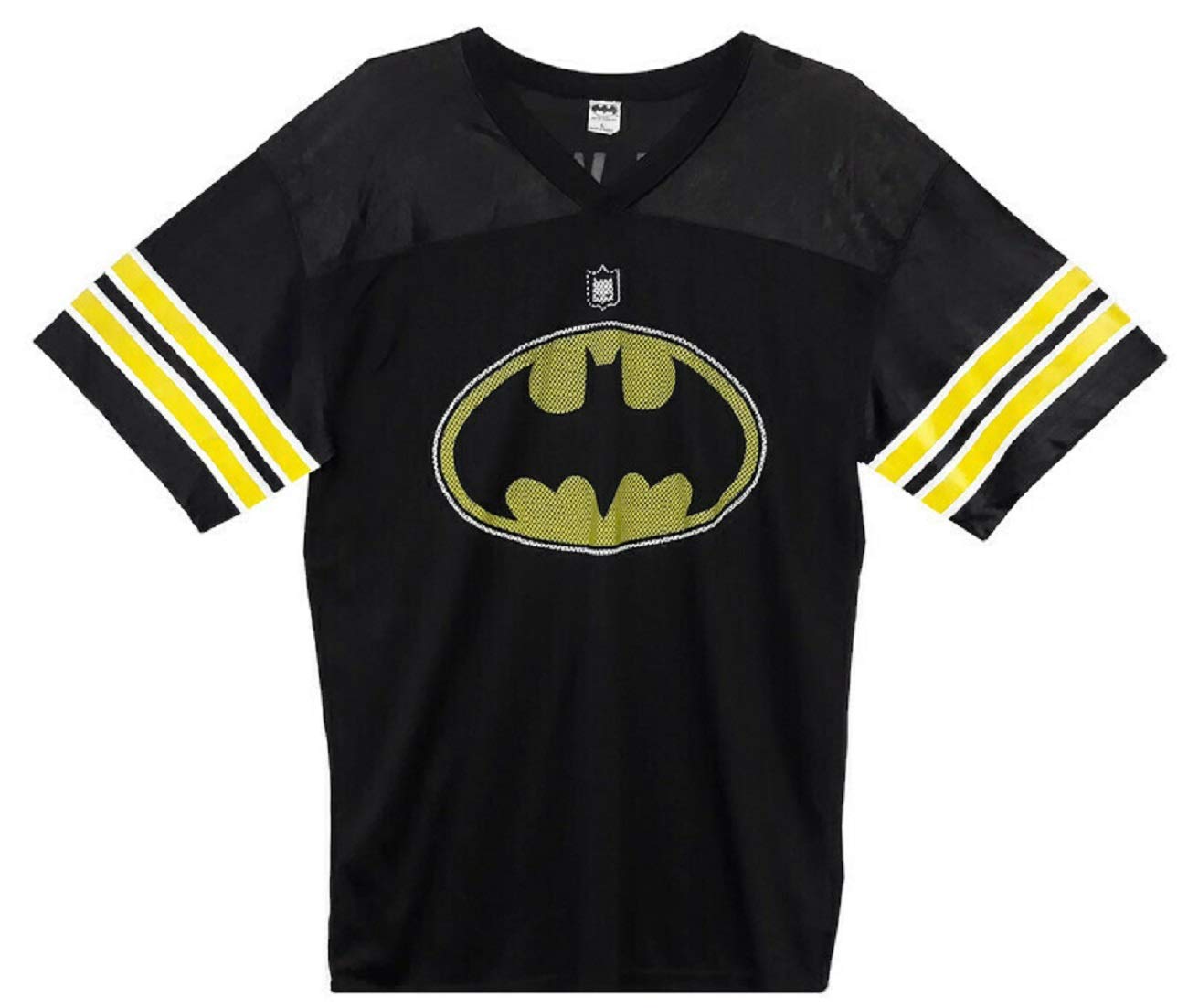 DC Comics Batman #00 Football Jersey, X-Large Black