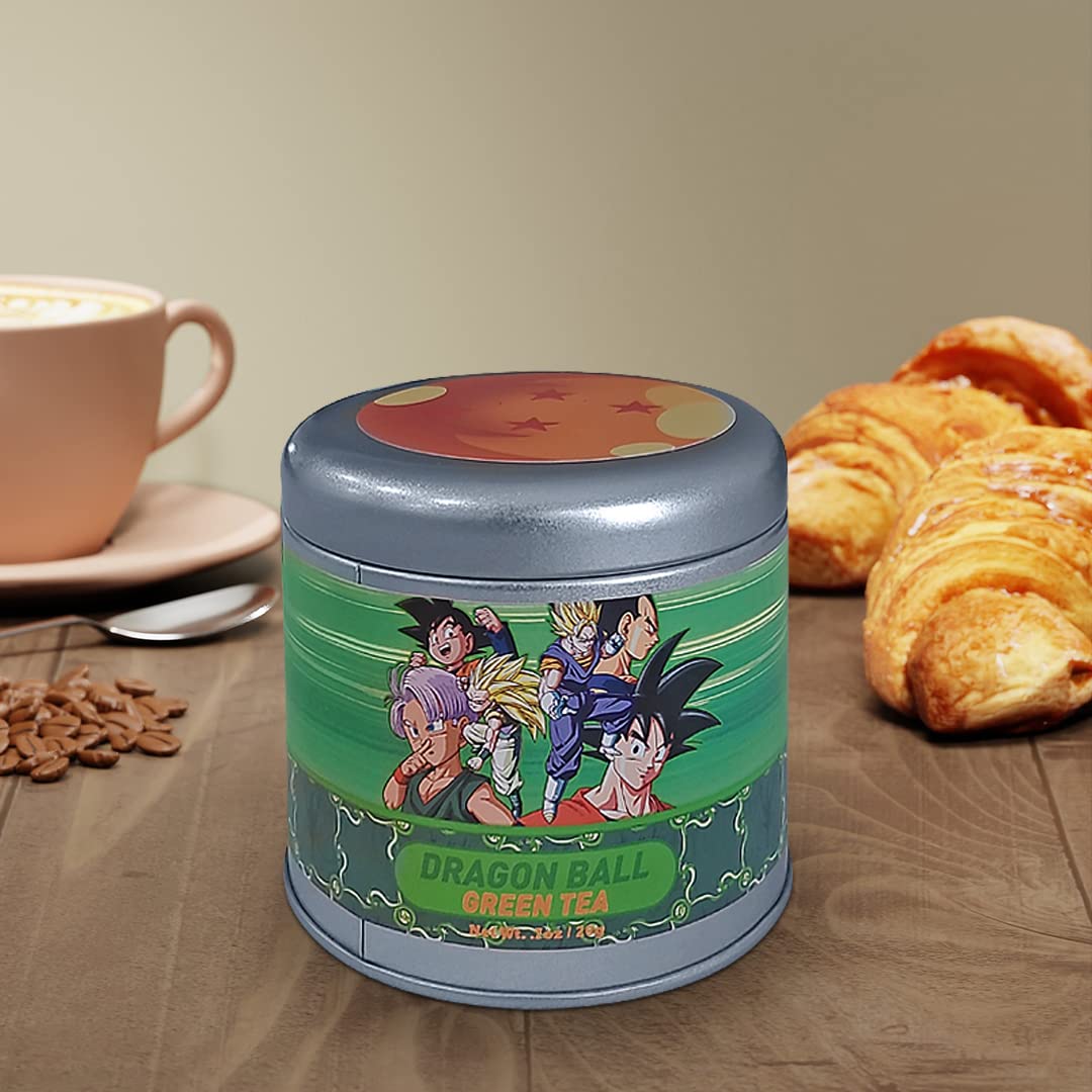 Dragonball Z Energy Green Tea Collectible Tin, 10 Total Tea Bags