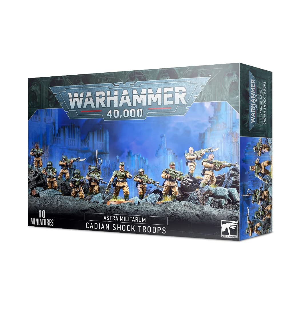 Games Workshop Warhammer 40,000 Astra Militarum Cadian Shock Troops