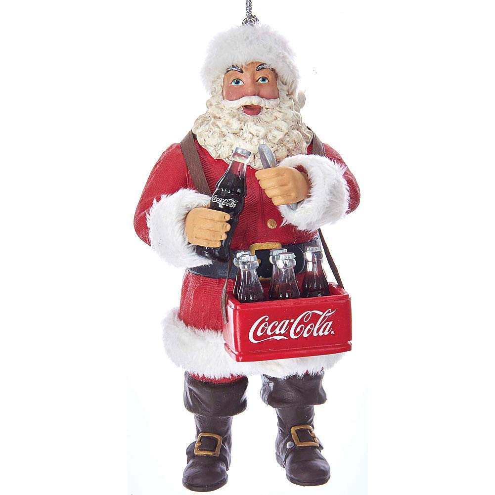 Coca-Cola® Santa Opening Coke Bottle Ornament