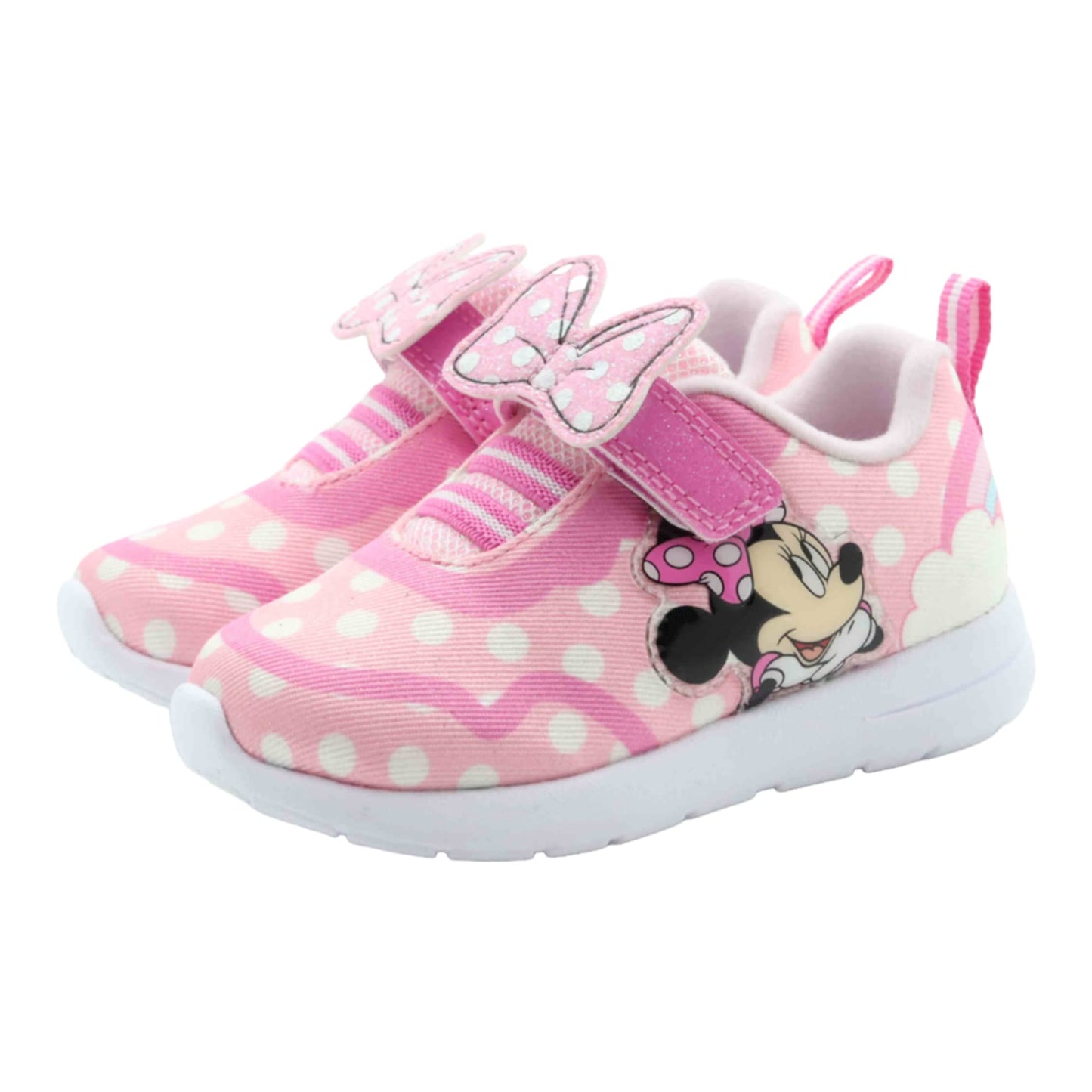 Disney Minnie Mouse Girl's Lighted Athletic Sneaker (Toddler/Little Kid)