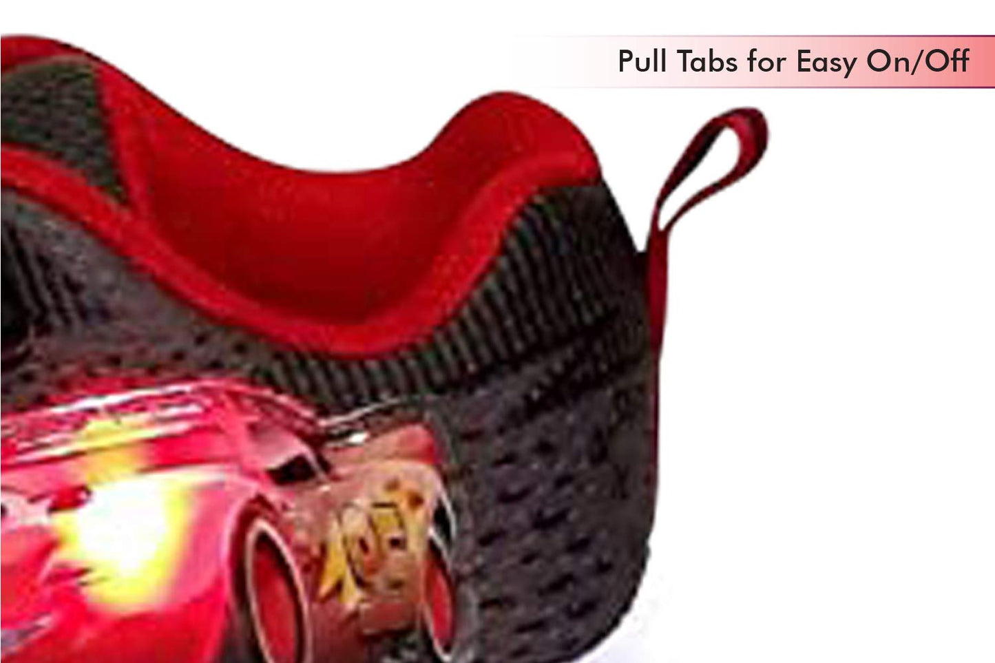 Disney Pixar Cars Lighted Toddler Boys Athletic Sneaker
