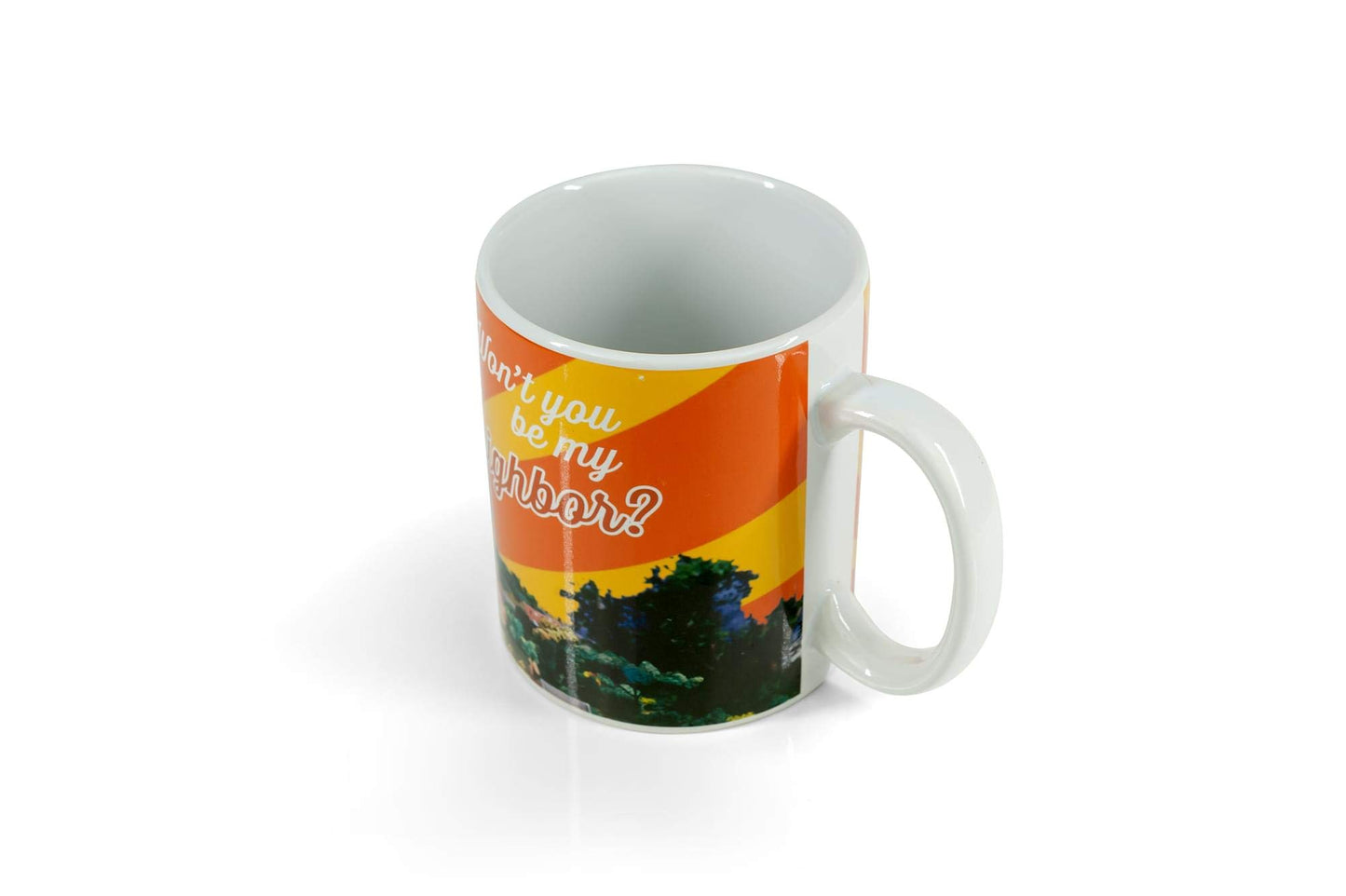Mister Rogers Neighborhood Ceramic Coffee Mug | Won't You Be My Neighbor | Holds 15 Ounces