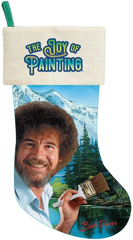 Kurt Adler Bob Ross 17" Stocking Standard