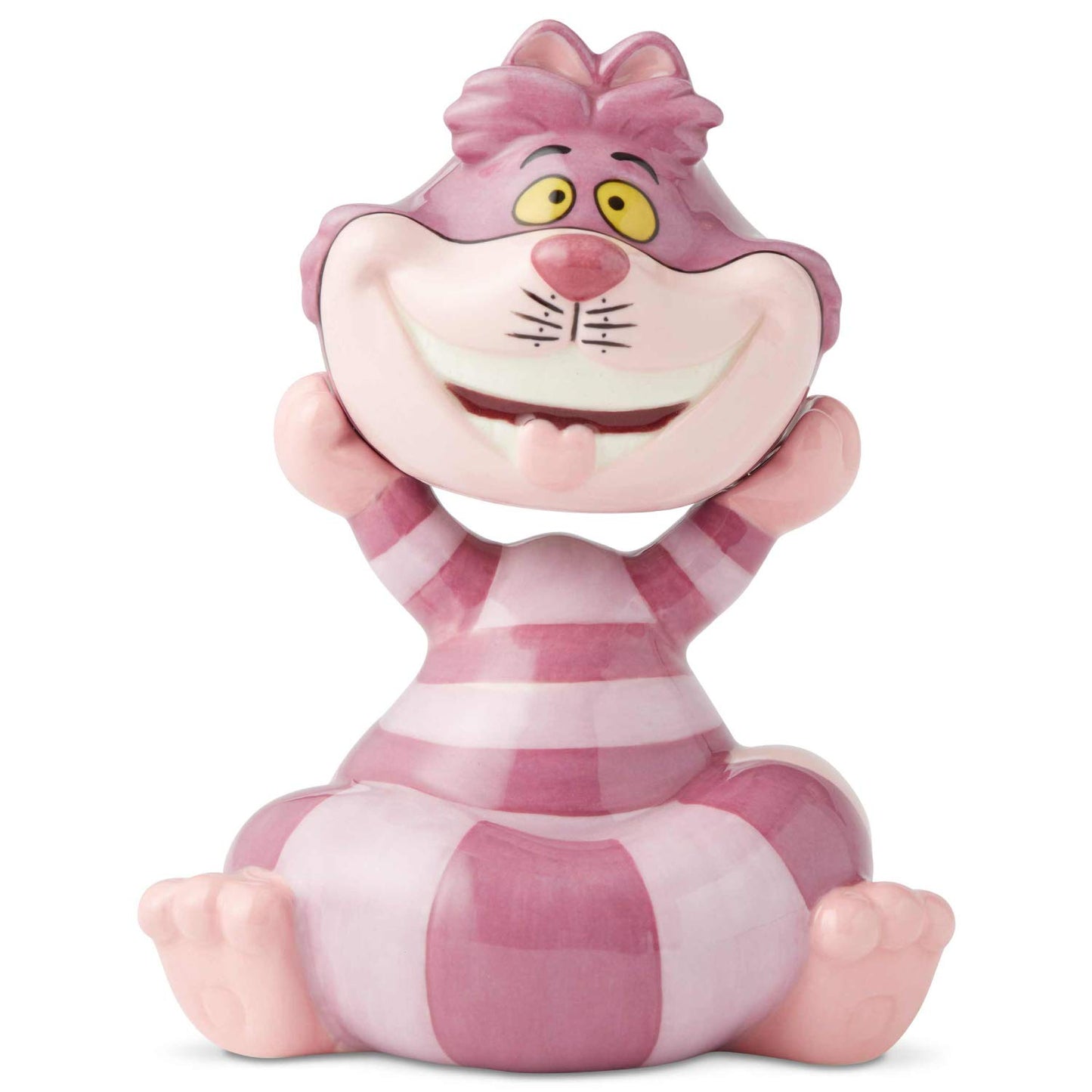 Enesco Disney Ceramics Alice in Wonderland Cheshire Cat Salt and Pepper Shakers, 4.5 Inch, Multicolor