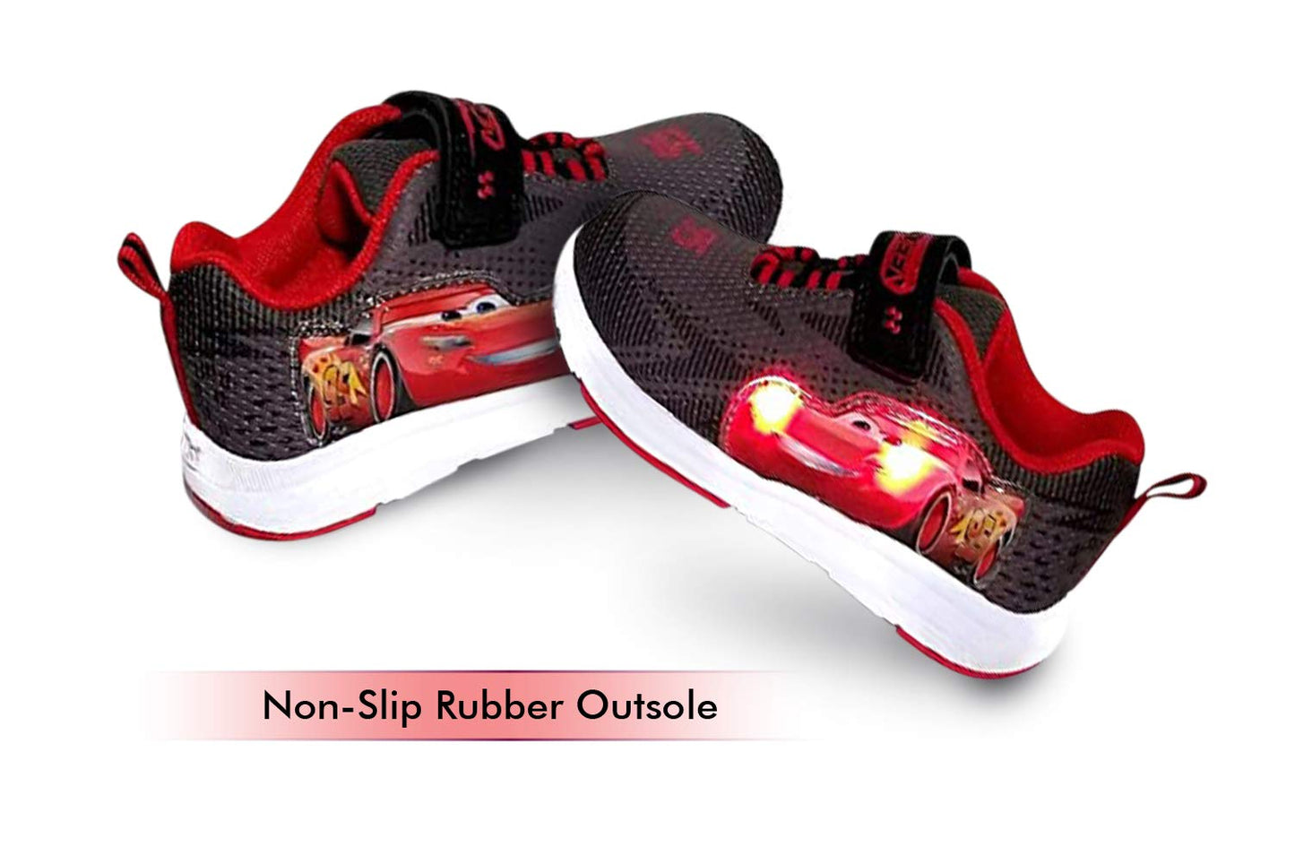 Disney Pixar Cars Lighted Toddler Boys Athletic Sneaker