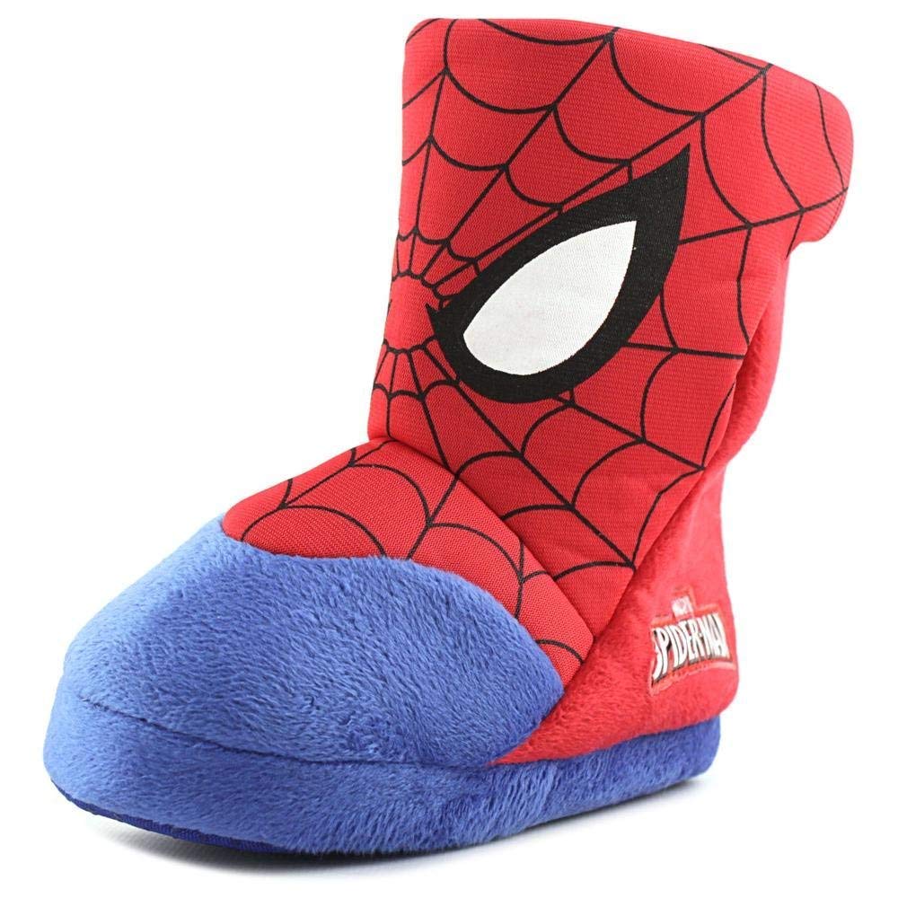 Marvel Spiderman Boys Boot Slippers Red Toddler/Little Kid