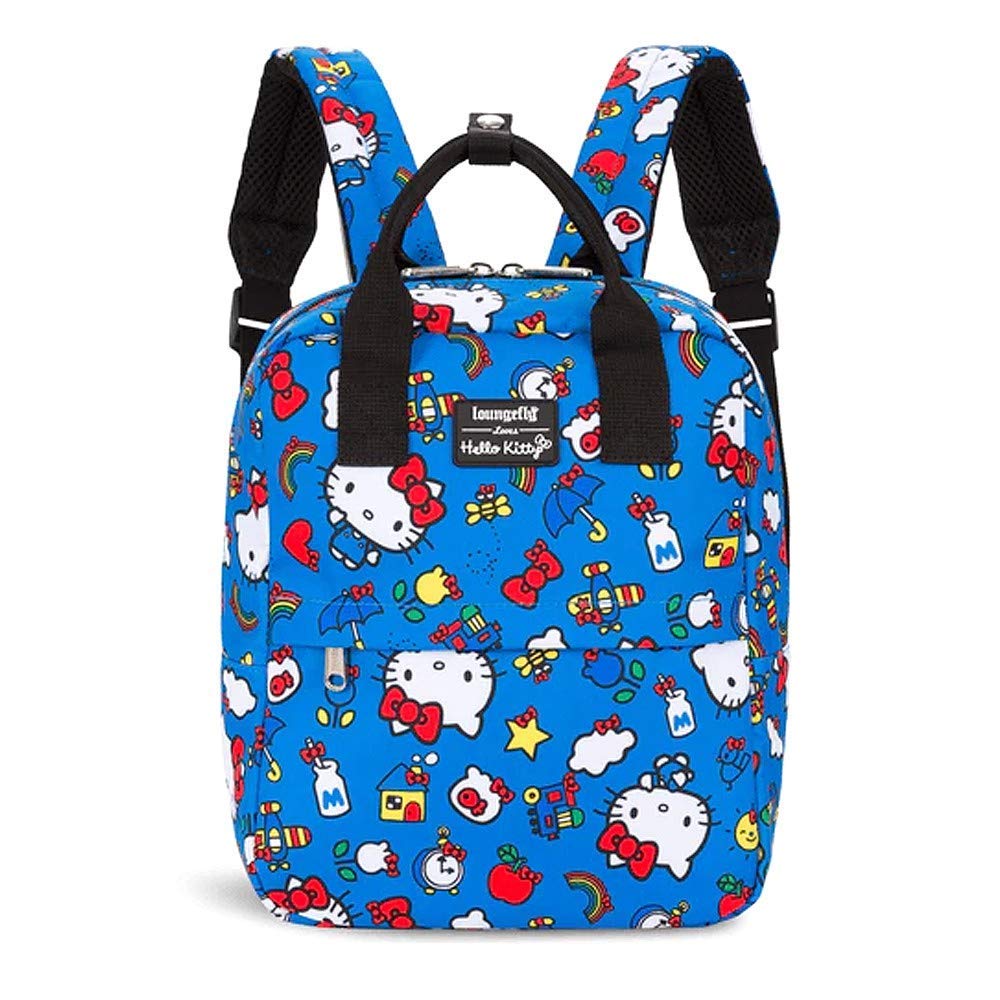 Loungefly x Hello Kitty 45th Anniversary Allover-Print Mini Nylon Backpack Loungefly x Hello Kitty 45th Anniversary Allover-Print Mini Nylon Backpack