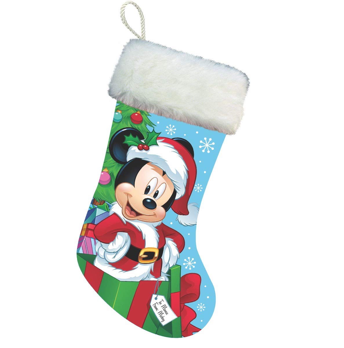 Kurt S. Adler Mickey with Friends Christmas Stockings - Cartoon Character Keepsake Holiday Decorations