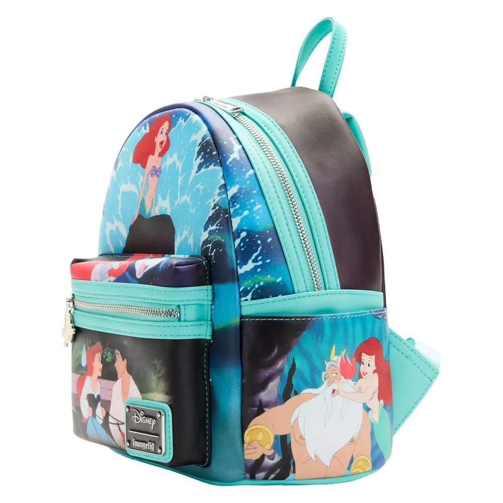 Loungefly Disney The Little Mermaid Princess Scenes Series Mini Backpack