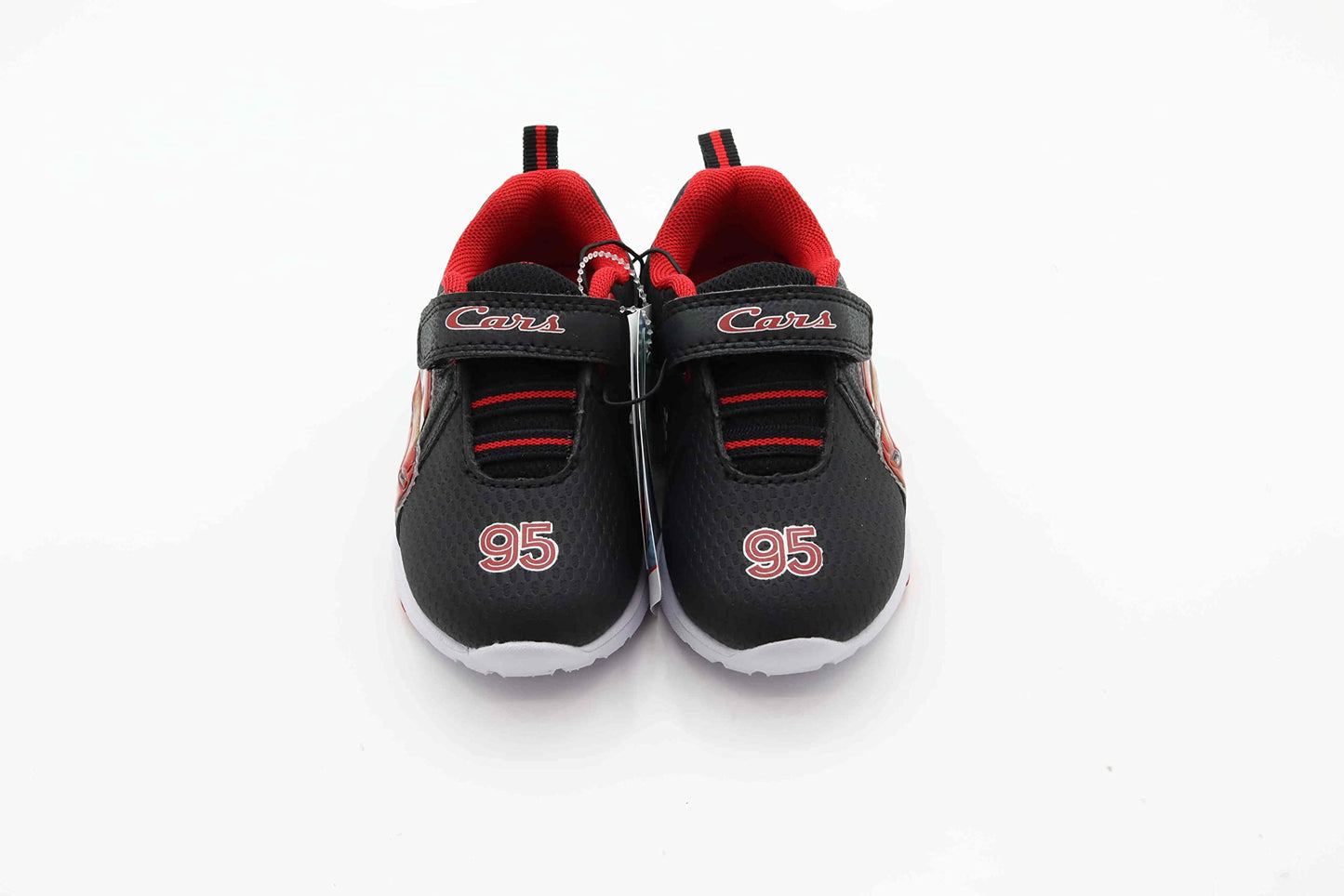 Disney Pixar Cars Boy's Lighted Athletic Sneaker, Black (Toddler/Little Kid)