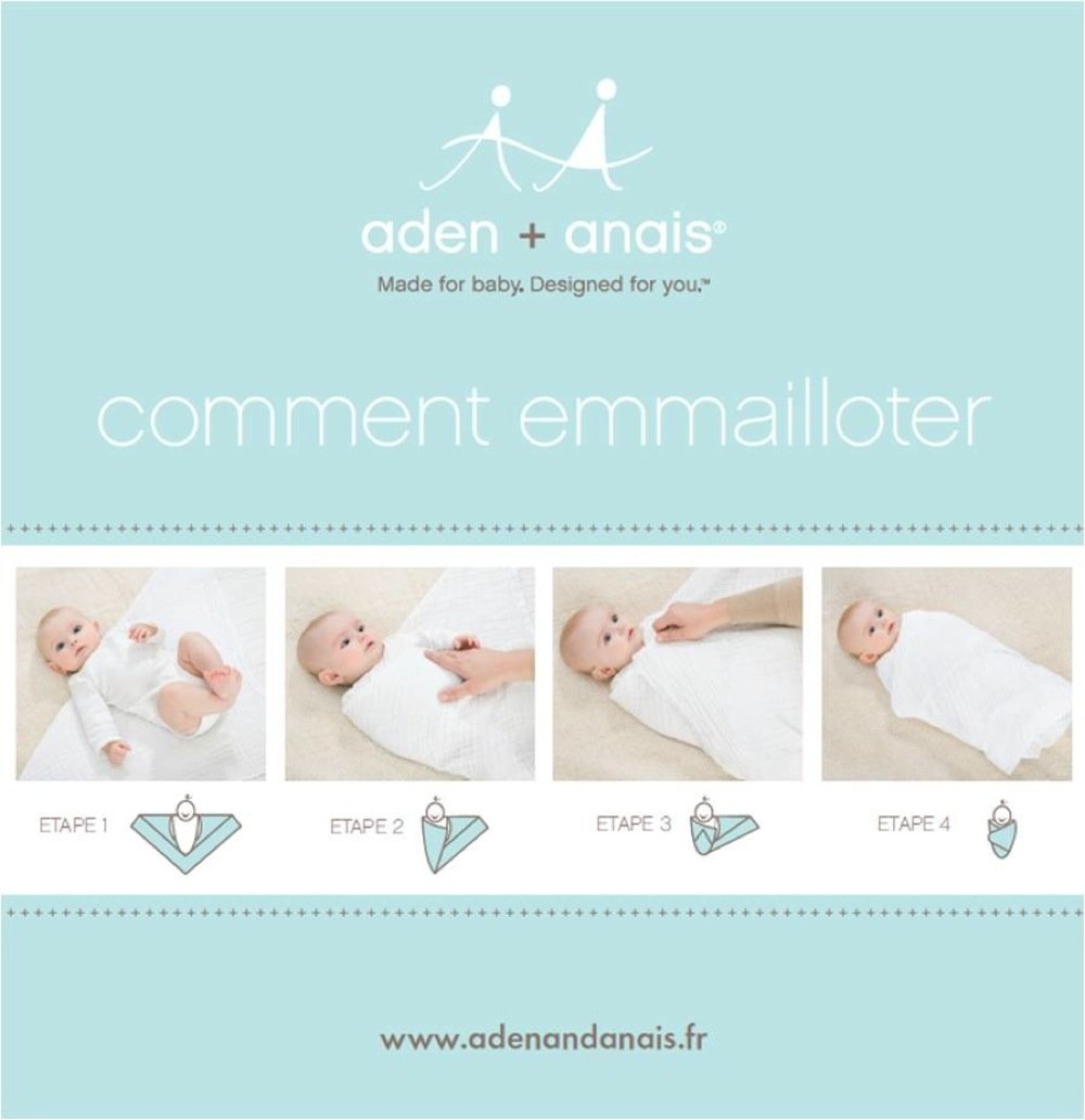 aden + anais Classic Muslin Swaddle Blanket 4 Pack, Baby Cakes (Discontinued by Manufacturer)