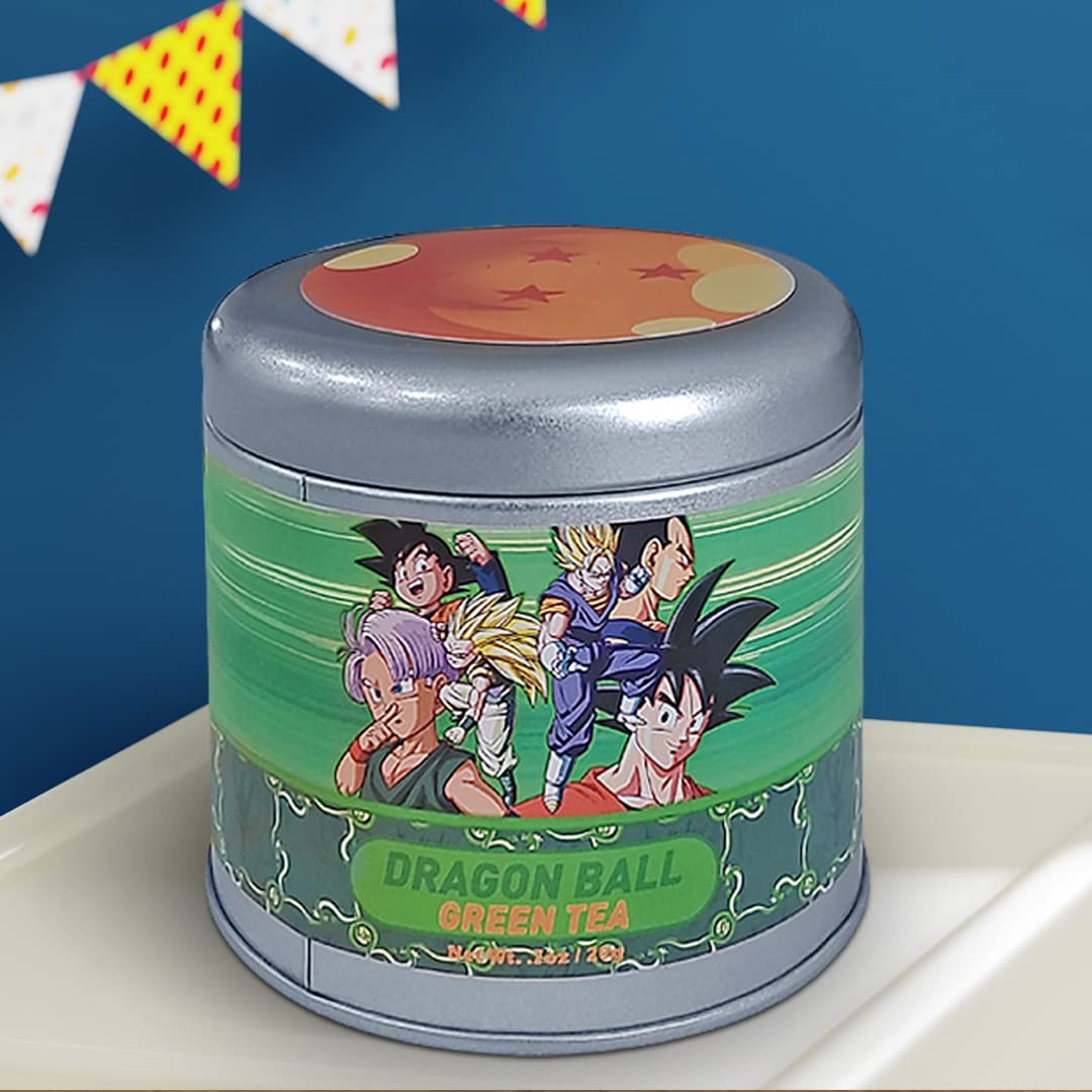 Dragonball Z Energy Green Tea Collectible Tin, 10 Total Tea Bags