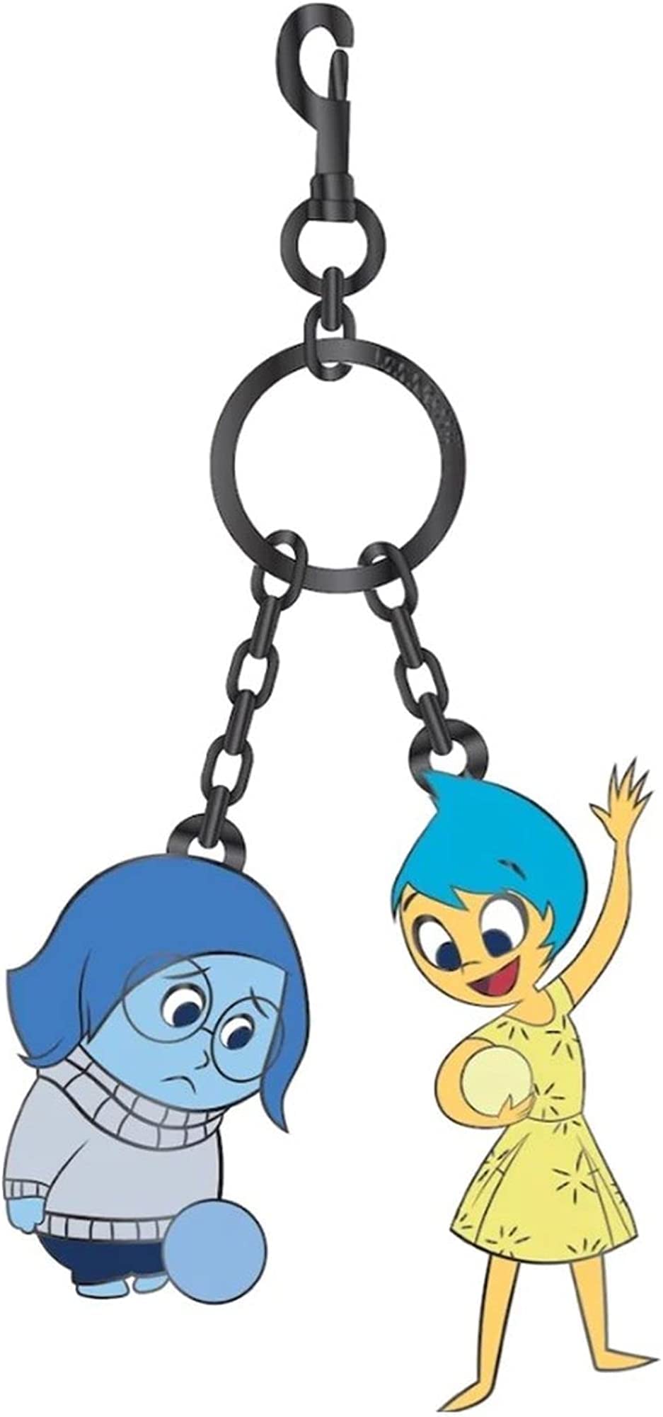 Loungefly Disney Inside Out Joy & Sadness Keychain
