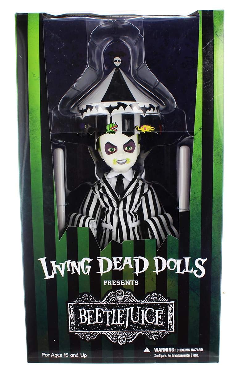 Mezco Living Dead Dolls Showtime Beetlejuice Doll