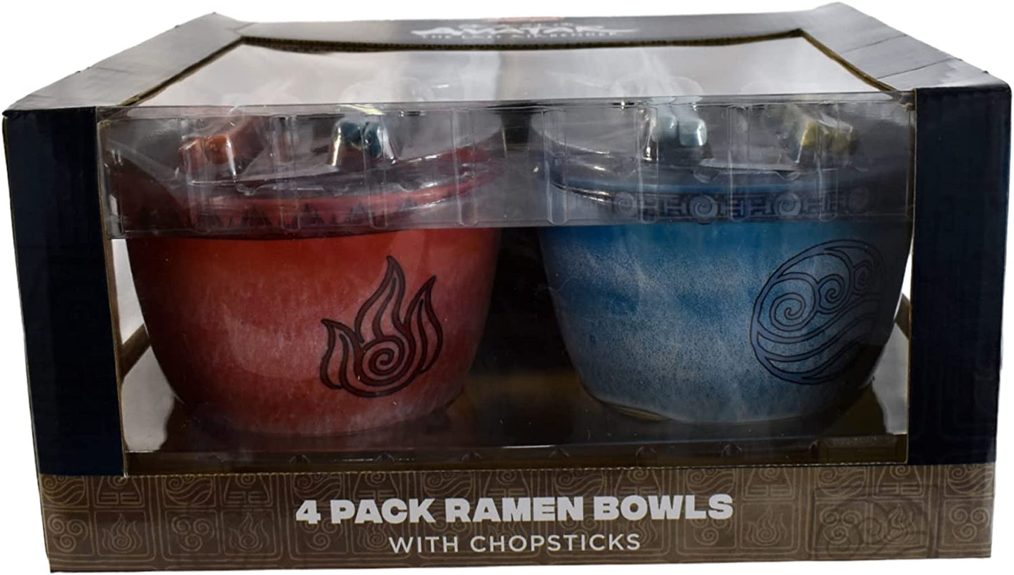 Avatar The Last Airbender Four Nations Ramen Bowl Set
