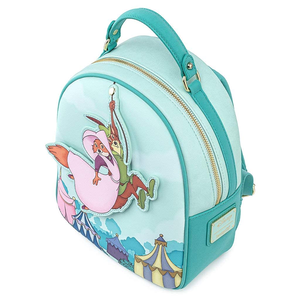 Loungefly x Disney Robin Hood Robin Rescues Maid Marian Mini Backpack