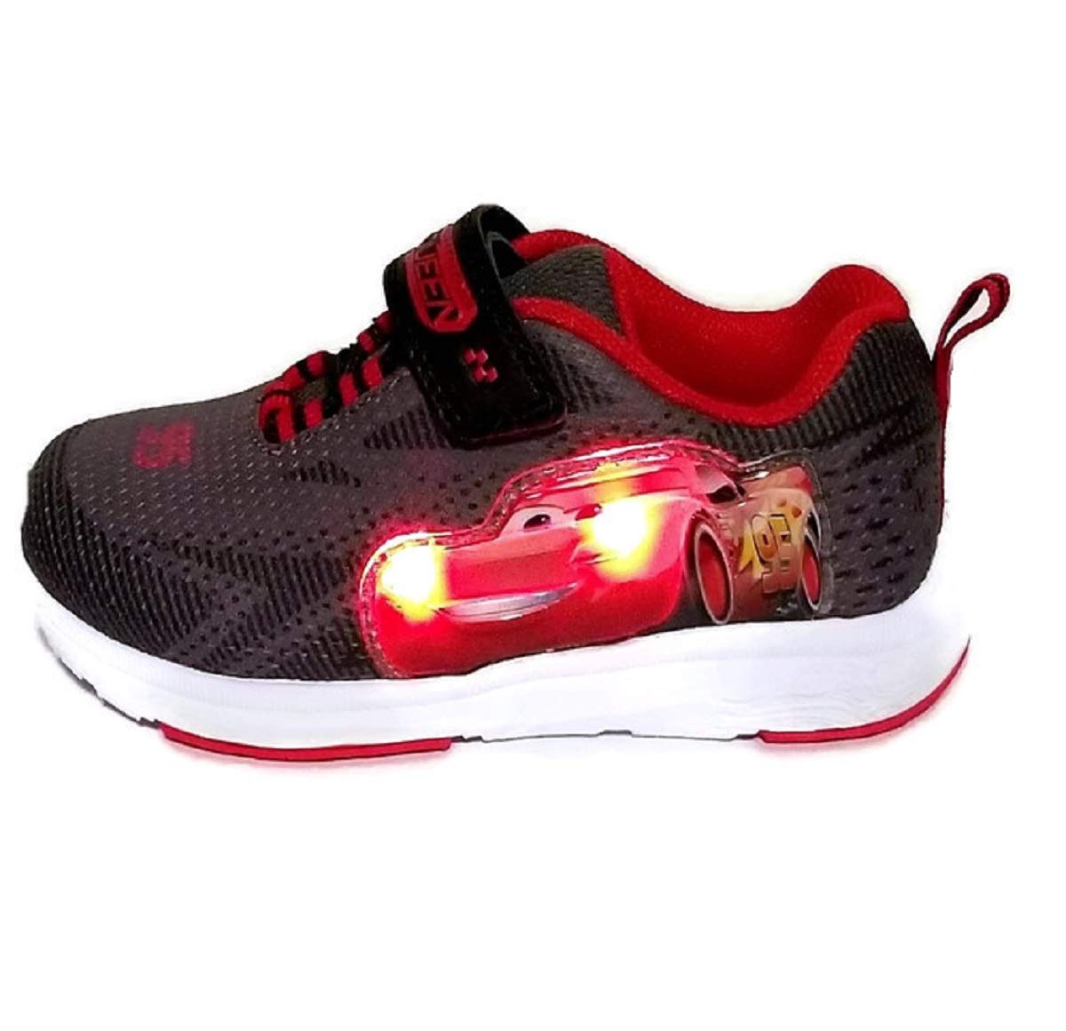 Disney Pixar Cars Lighted Toddler Boys Athletic Sneaker
