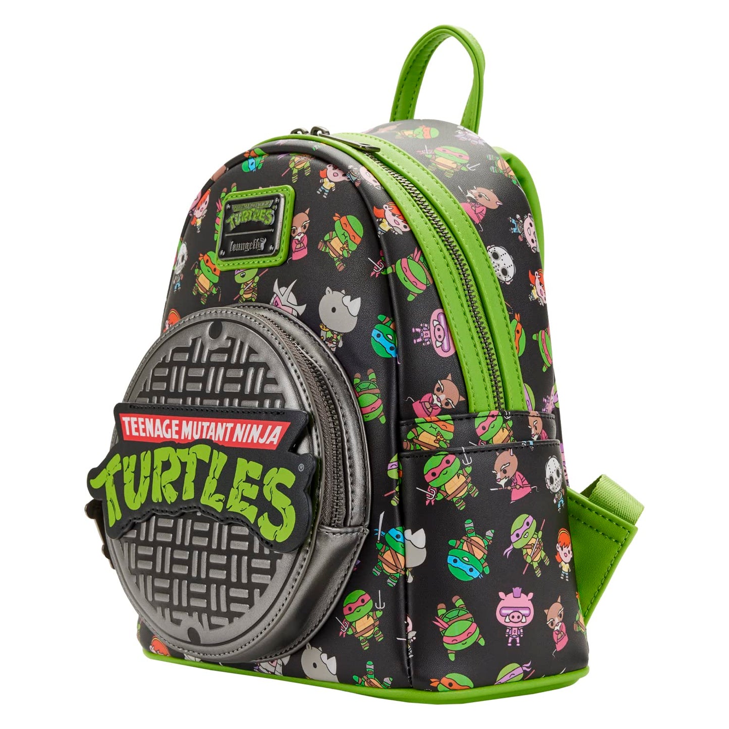 Loungefly Teenage Mutant Ninja Turtles Sewer Cap Mini Backpack