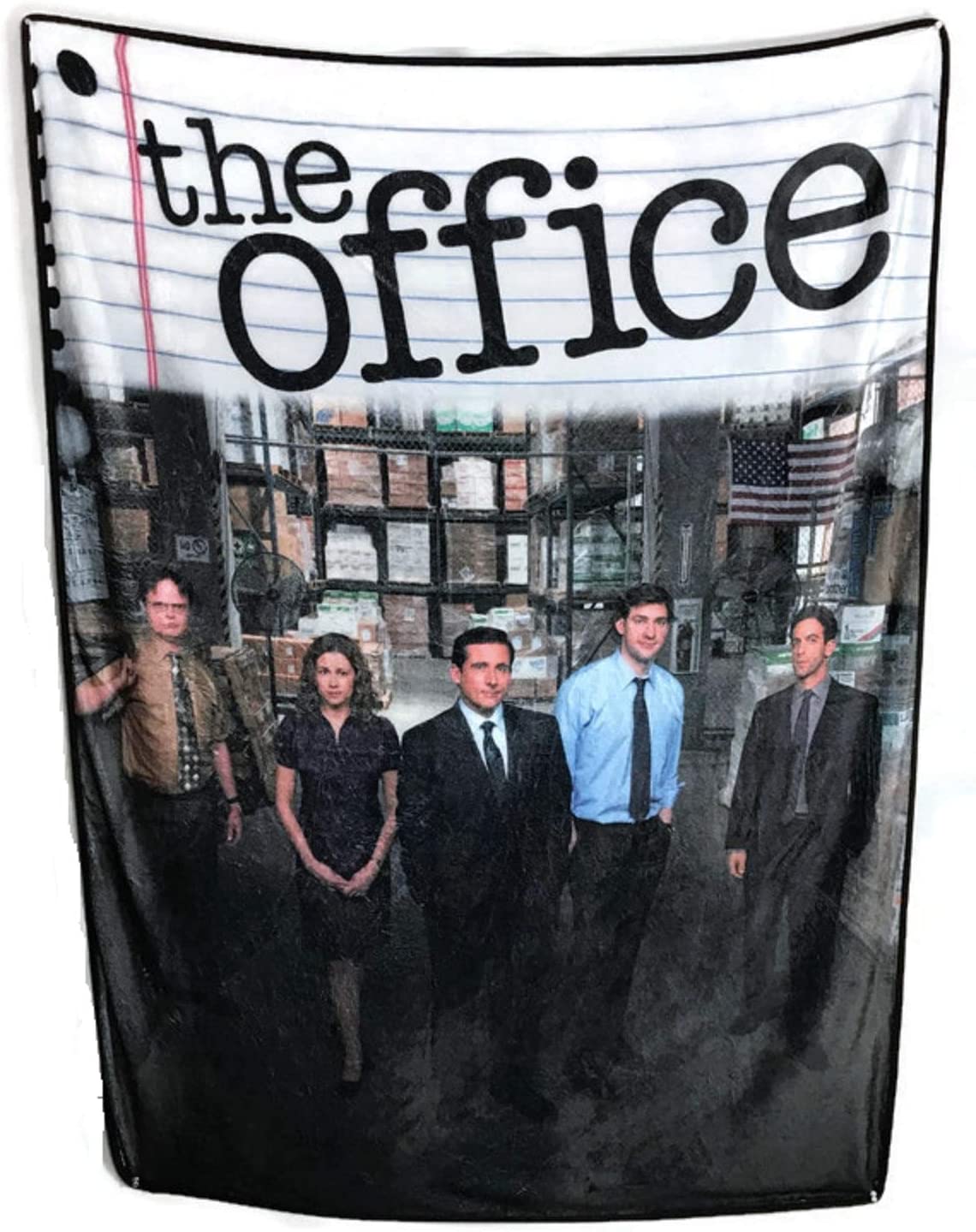 The Office Fleece Softest Throw Blanket Measures 60 x 45