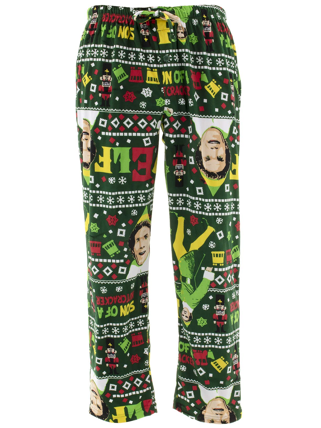 Warner Bros. Buddy The Elf Son of A Nutcracker Men's Lounge Pants, Grey, M