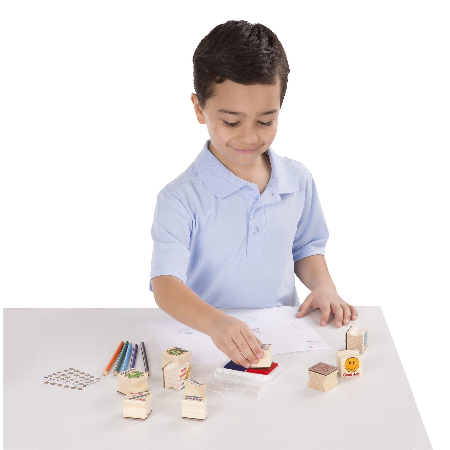 Melissa & Doug Classroom Stamp Set