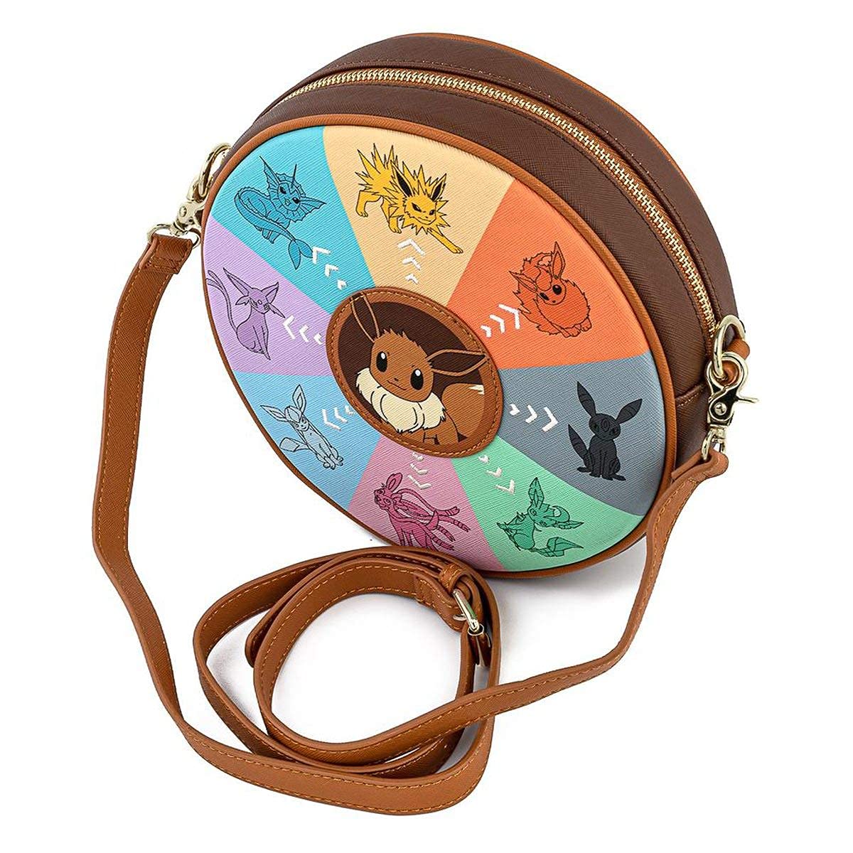 Loungefly x Pokemon Eevee Evolutions Crossbody Canteen Purse
