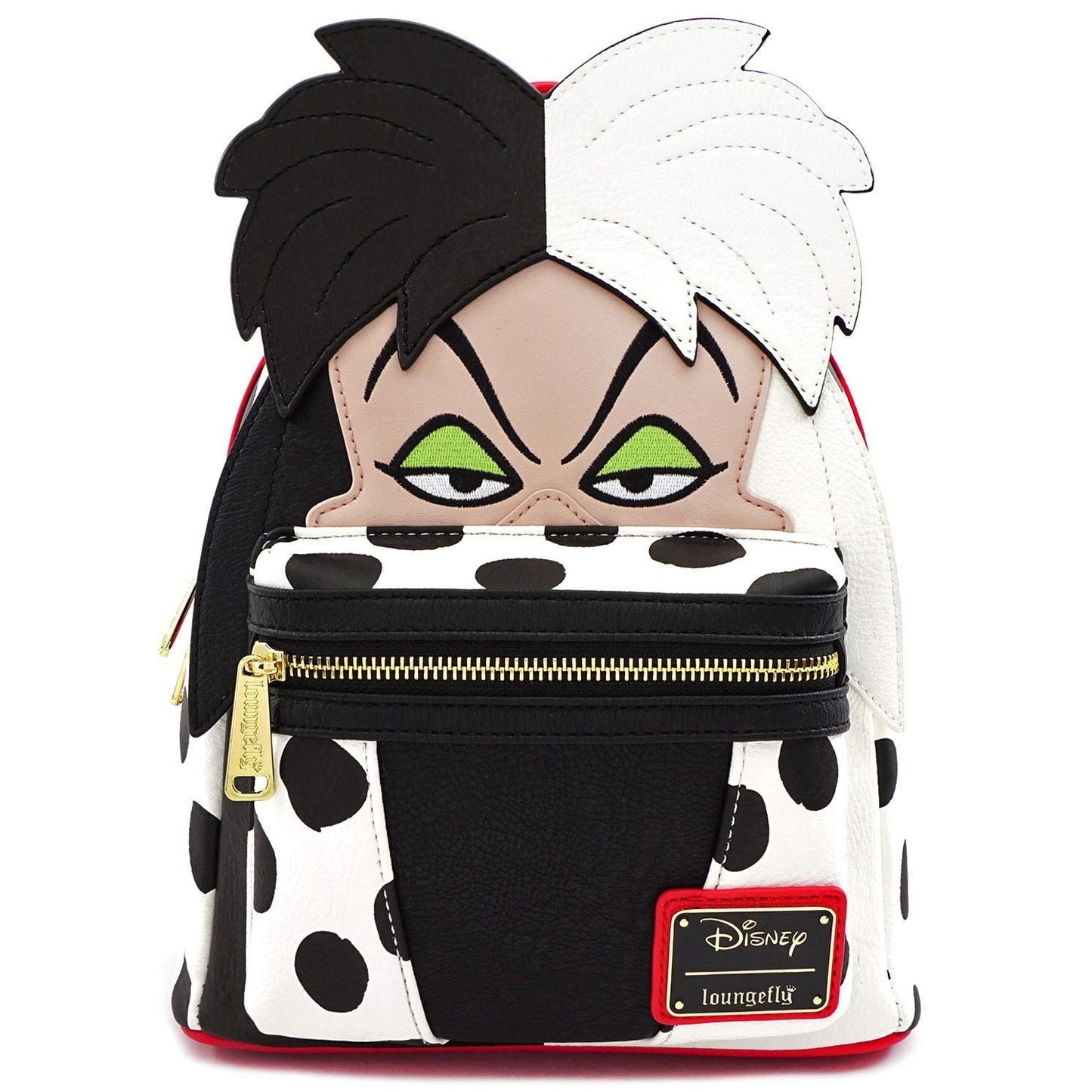 Loungefly Disney Cruella DeVil Faux Leather Mini Backpack