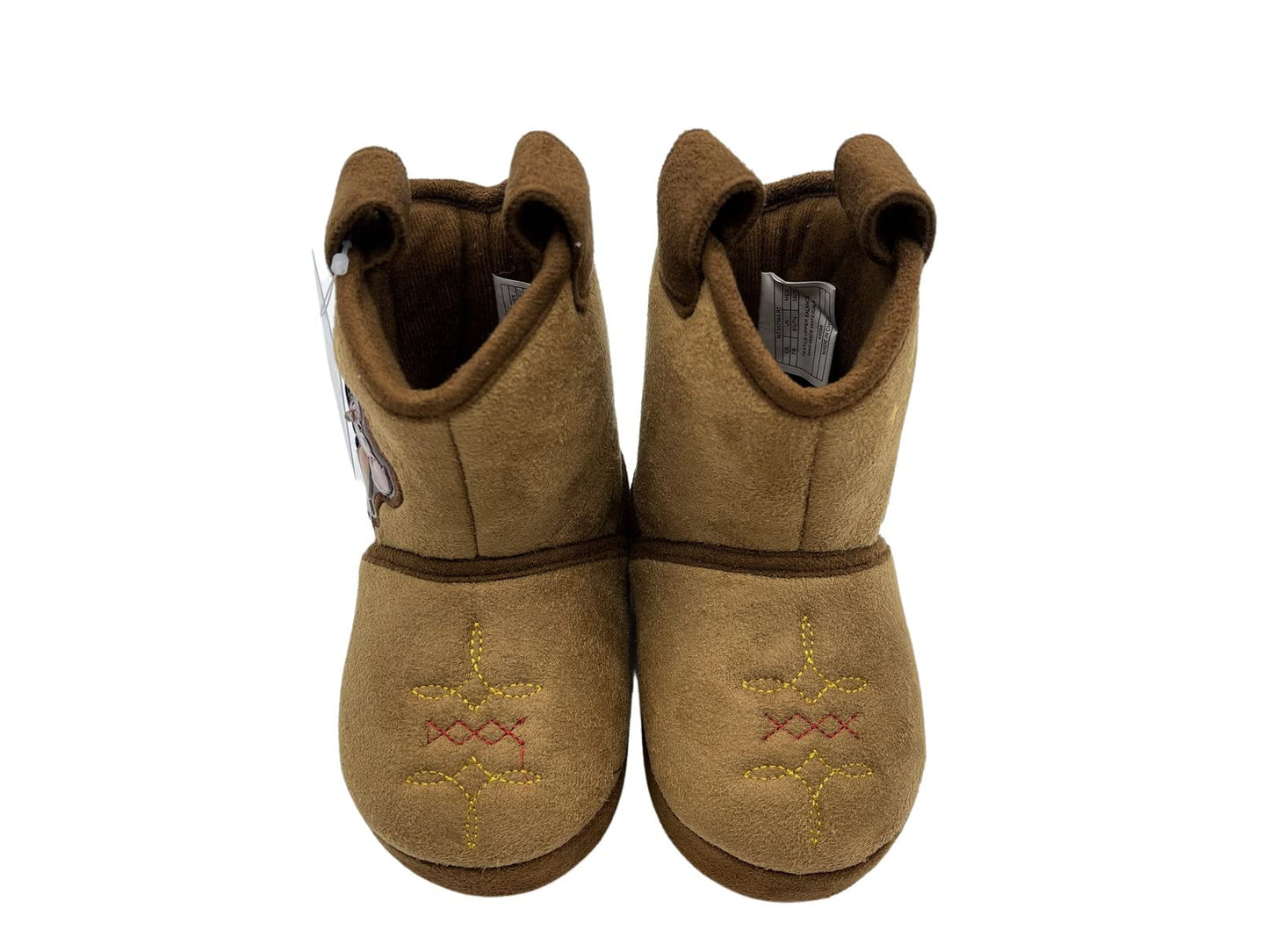 Disney Pixar Toy Story Woody & Bullseye Brown Lighted Bootie Slipper (Toddler)