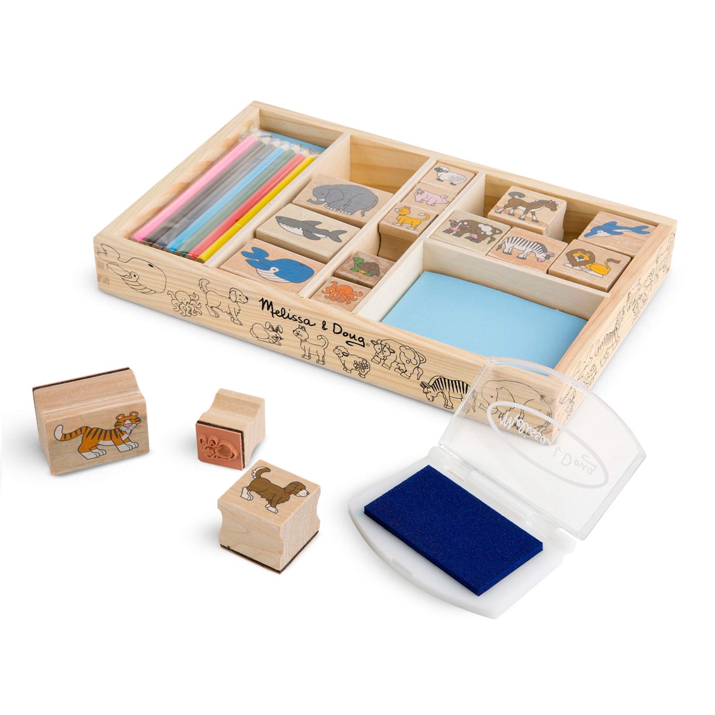 Melissa & Doug Animal Stamp Set