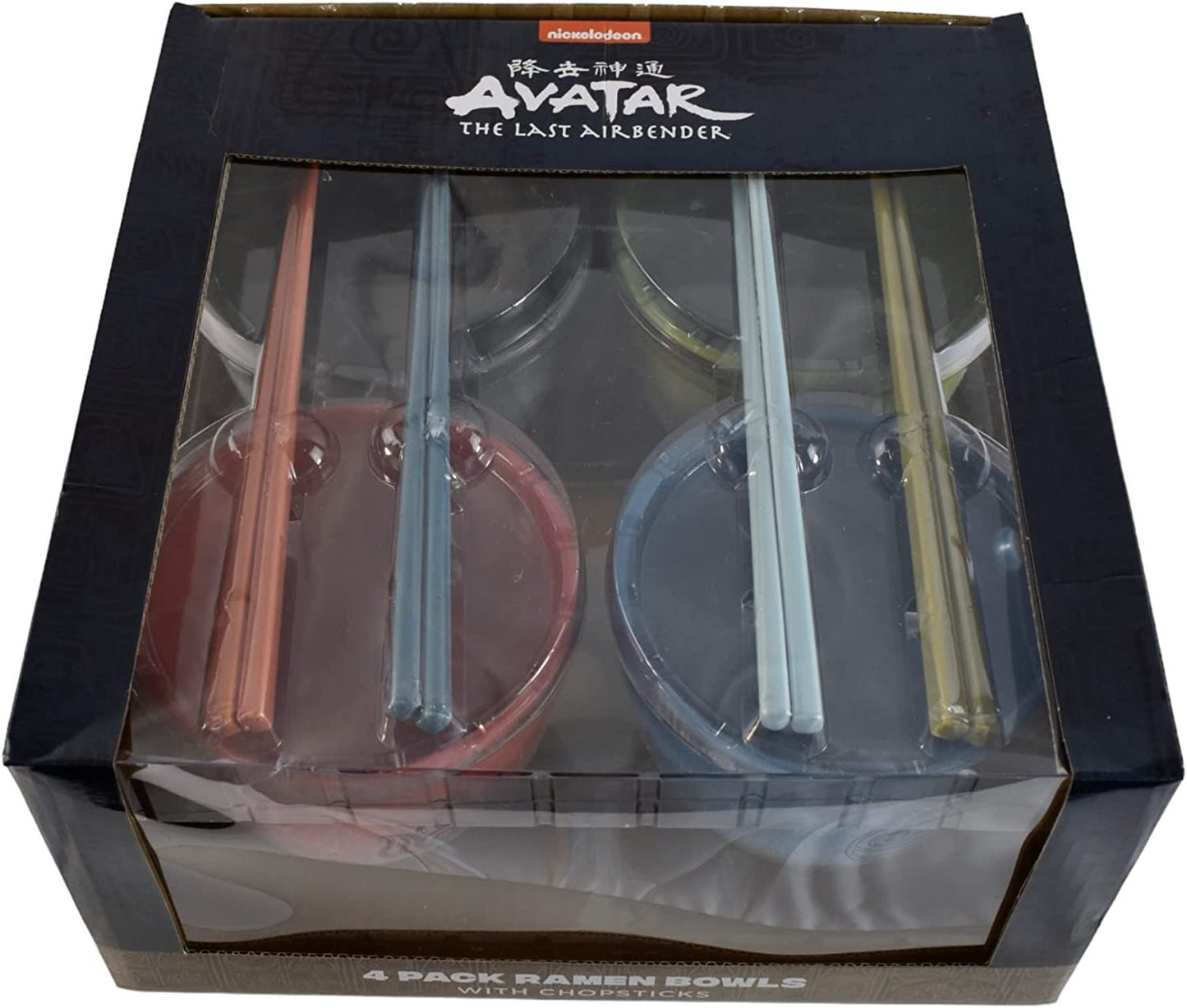 Avatar The Last Airbender Four Nations Ramen Bowl Set