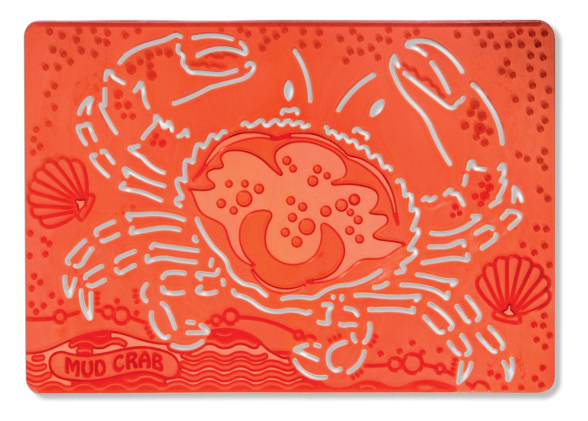 Melissa & Doug Textured Stencils - Sea Life